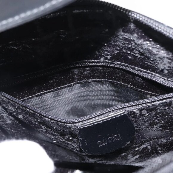 GUCCI Shoulder Bag Patent leather Black Auth - Picture 12 of 15